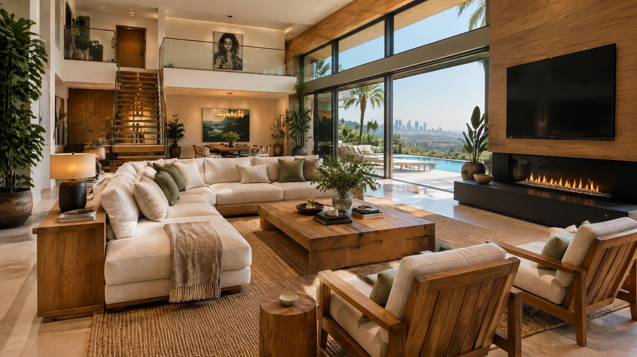 luxury celebrity home interior