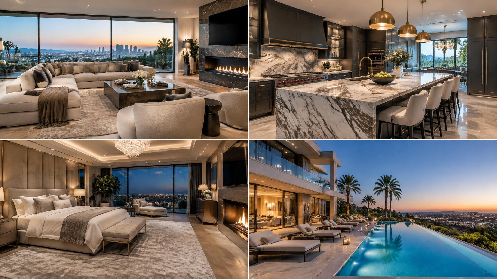 luxury celebrity home interior