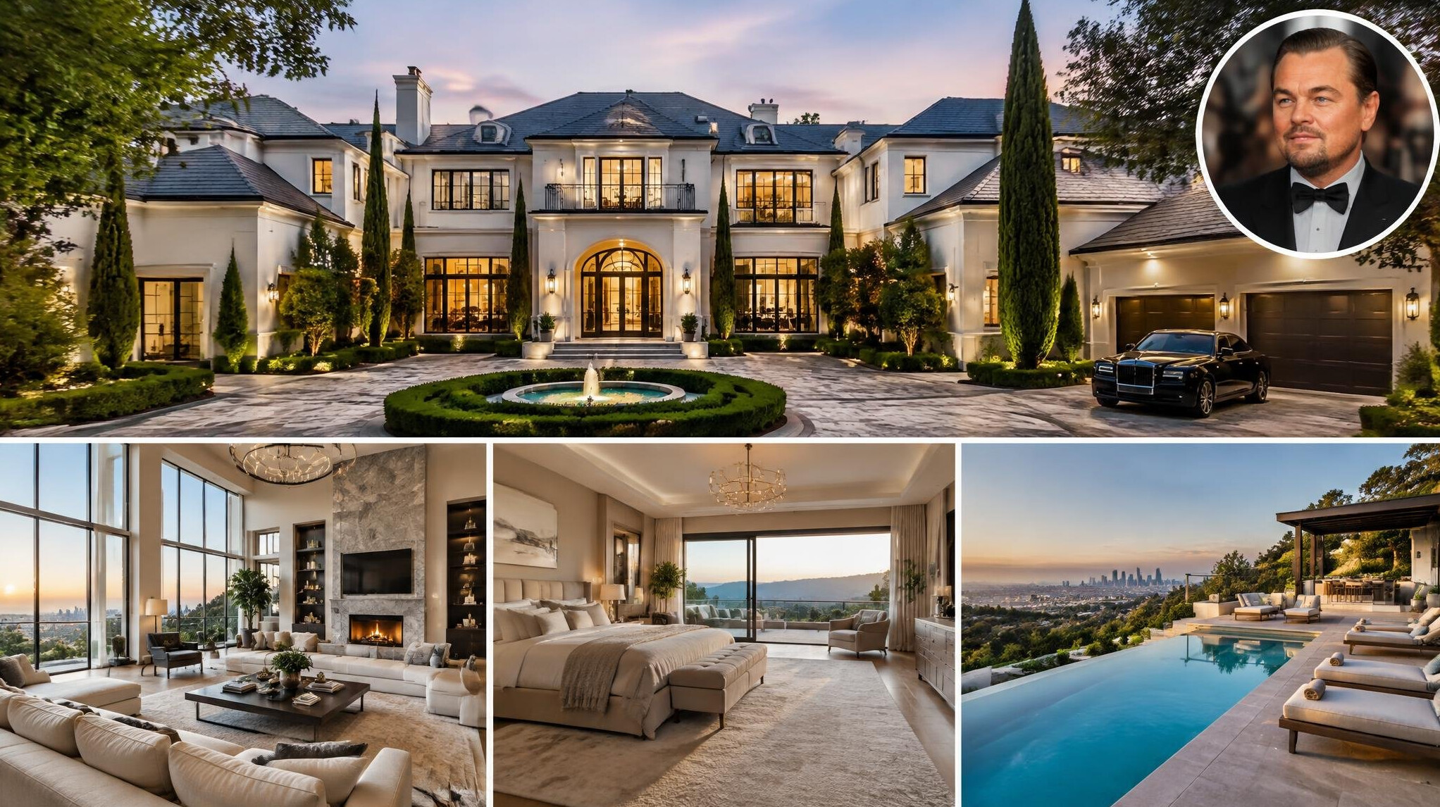 celebrity mansion exterior