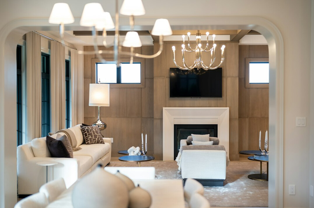 luxury celebrity living room